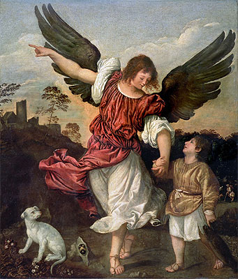 Raphael and Tobias, c.1507/08 - Titian