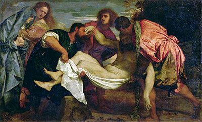 The Entombment of Christ, c.1520 | Titian | Giclée Leinwand Kunstdruck