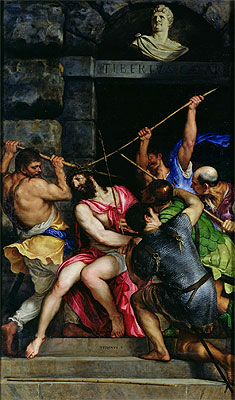 Dornenkrönung Christi, c.1540/42 | Titian | Giclée Leinwand Kunstdruck