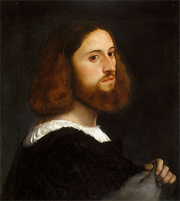 Portrait of a Man, c.1515 | Titian | Giclée Leinwand Kunstdruck