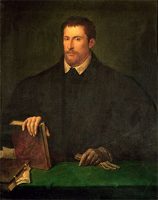 Portrait of Ippolito Riminaldi, c.1528 | Titian | Giclée Canvas Print