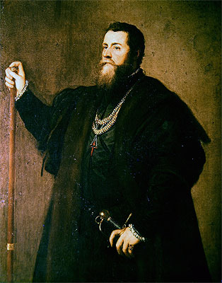 Porträt eines Ritters des Santiago-Ordens, 1542 | Titian