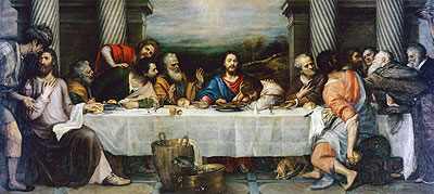 Titian | Last Supper, c.1557/64 | Giclée Canvas Print