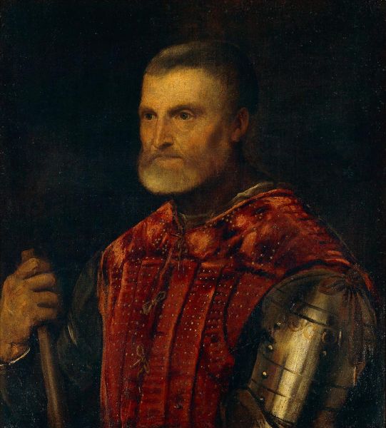 Man in Armour, c.1530 | Titian | Giclée Canvas Print