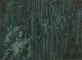 States of Mind III: Those Who Stay, 1911 von Umberto Boccioni | Leinwand Kunstdruck