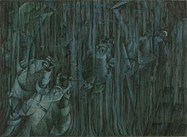 Stampa D'Arte 'The City Rises' Di Umberto Boccioni - Poster Su Carta Di Lusso 30x40cm - Artery8