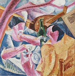 Umberto Boccioni | Under the Pergola at Naples, 1914 | Giclée Canvas Print