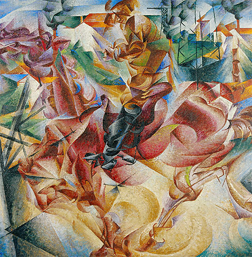 Umberto Boccioni | Elasticity, 1912 | Giclée Canvas Print