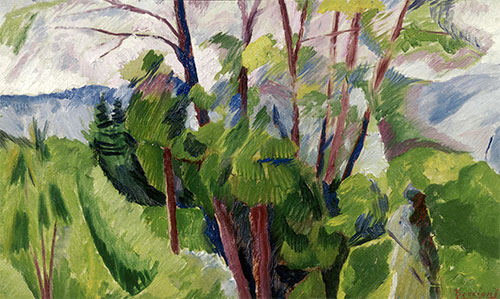 Landscape, 1916 | Umberto Boccioni | Giclée Canvas Print