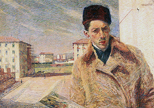 Selbstporträt, 1908 | Umberto Boccioni