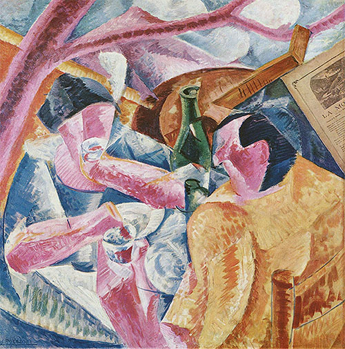 Unter der Pergola in Neapel, 1914 | Umberto Boccioni
