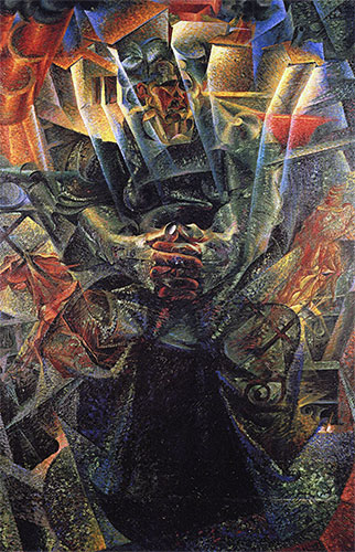 Materia, 1912 | Umberto Boccioni | Giclée Leinwand Kunstdruck