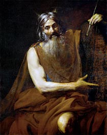 Moses with the Tablets of the Law | Valentin de Boulogne | Painting Reproduction