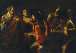 The Denial of St. Peter | Valentin de Boulogne | Painting Reproduction