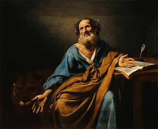 Sankt Markus, c.1624/26 | Valentin de Boulogne