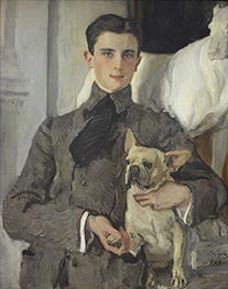 Porträt des Grafen Felix Sumarokov-Elston, 1903 von Valentin Serov | Leinwand Kunstdruck