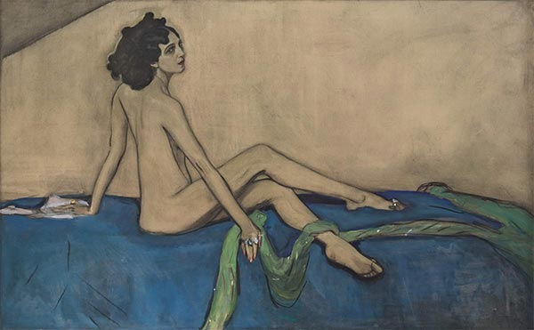 Porträt von Ida Rubenstein, 1910 | Valentin Serov | Giclée Leinwand Kunstdruck