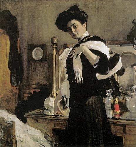 Valentin Serov | Portrait of Henrietta Girshman, 1907 | Giclée Canvas Print
