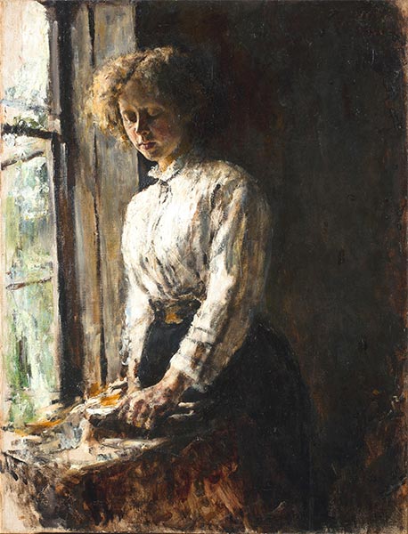 Near the window, 1886 | Valentin Serov | Giclée Canvas Print