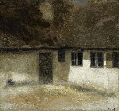 Corner of a Farm, 1883 | Hammershoi | Giclée Canvas Print