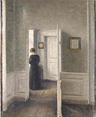 A Woman in an Interior, 1913 - Hammershoi