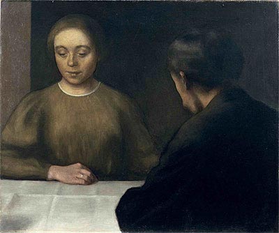 Doppelporträt (Der Künstler und seine Frau), 1898 | Hammershoi