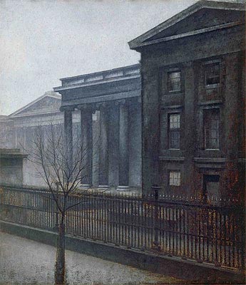 From the British Museum. Winter, 1906 | Hammershoi | Giclée Canvas Print