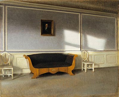 Sunshine in the Living Room III, 1903 | Hammershoi | Giclée Canvas Print