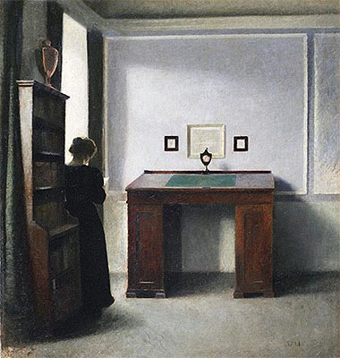 Young Woman in an Interior, 1900 | Hammershoi