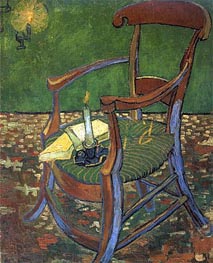 Paul Gauguins Sessel, 1888 von Vincent van Gogh | Leinwand Kunstdruck