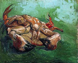 Krabbe auf dem Rücken, 1889 von Vincent van Gogh | Leinwand Kunstdruck