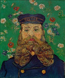 Postboten Joseph Roulin, 1889 von Vincent van Gogh | Leinwand Kunstdruck