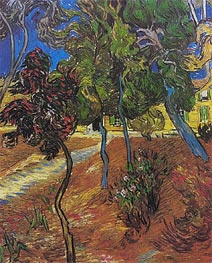 Garden of St. Paul's Hospital | Vincent van Gogh | Gemälde Reproduktion