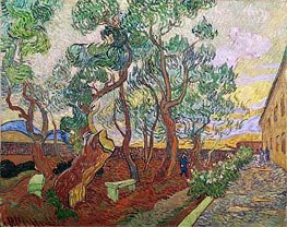 The Garden of Saint-Paul Hospital | Vincent van Gogh | Painting Reproduction