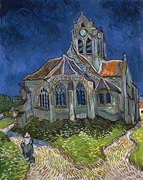 The Church at Auvers-sur-Oise | Vincent van Gogh | Painting Reproduction