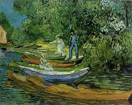 Vincent van Gogh | Bank of the Oise at Auvers | Giclée Canvas Print