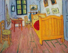 De slaapkamer, 1888 von Vincent van Gogh | Leinwand Kunstdruck
