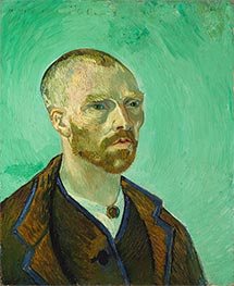 Self-Portrait (Dedicated to Paul Gauguin), September by Vincent van Gogh | Canvas Print