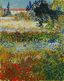 Flowering Garden, 1888 by Vincent van Gogh | Canvas Print
