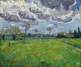 Vincent van Gogh | Landscape under Stormy Skies | Giclée Canvas Print