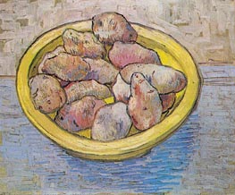 Stillleben mit Kartoffeln, 1889 von Vincent van Gogh | Leinwand Kunstdruck