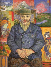 Vincent van Gogh | Portrait of Pere Tanguy, 1887 | Giclée Canvas Print
