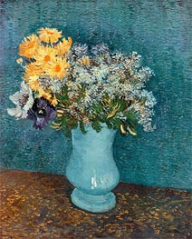 Vincent van Gogh | Vase with Lilacs, Daisies and Anemones | Giclée Canvas Print