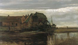 Vincent van Gogh | Watermill at Gennep, 1884 | Giclée Canvas Print