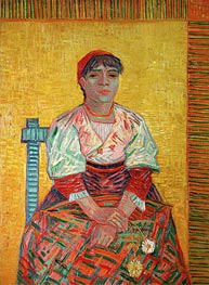 Vincent van Gogh | The Italian: Agostina Segatori | Giclée Canvas Print