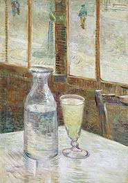 Café Table with Absinth, 1887 by Vincent van Gogh | Canvas Print