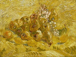 Quinces, Lemons, Pears and Grapes | Vincent van Gogh | Painting Reproduction