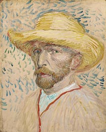 Self Portrait, 1887 by Vincent van Gogh | Canvas Print