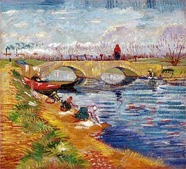 Vincent van Gogh | The Gleize Bridge over the Vigneyret Canal, near Arles | Giclée Canvas Print