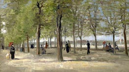 Vincent van Gogh | Terrace in the Luxembourg Gardens | Giclée Canvas Print